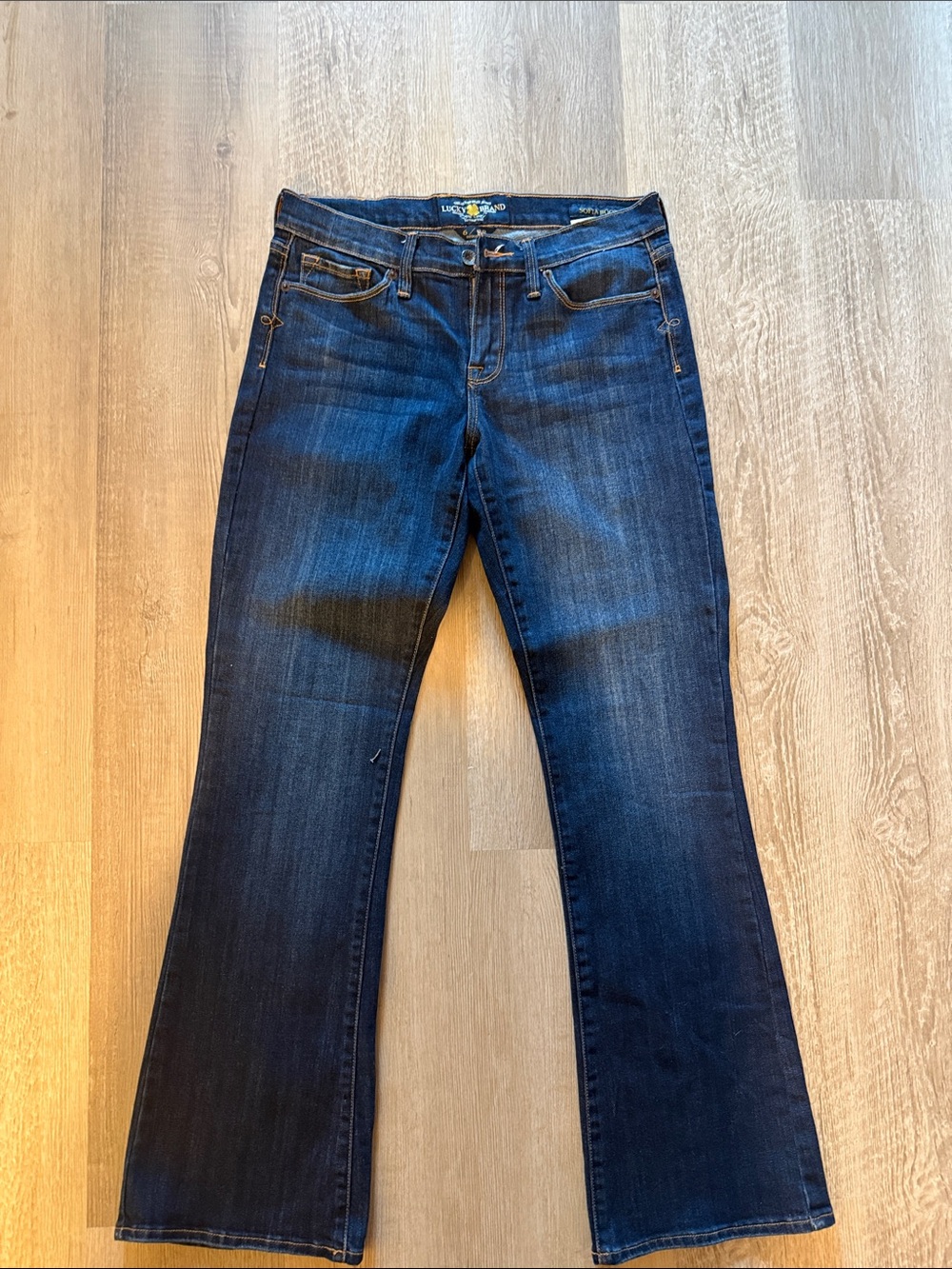 Lucky Brand Women's Dark Indigo Bootcut Jeans - Picture 3 of 5